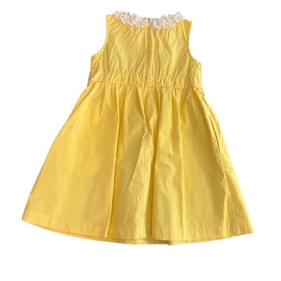Gymboree Girls Yellow Sleeveless Party Dress Size 5‎ Bow Accent Summer - Picture 6 of 6